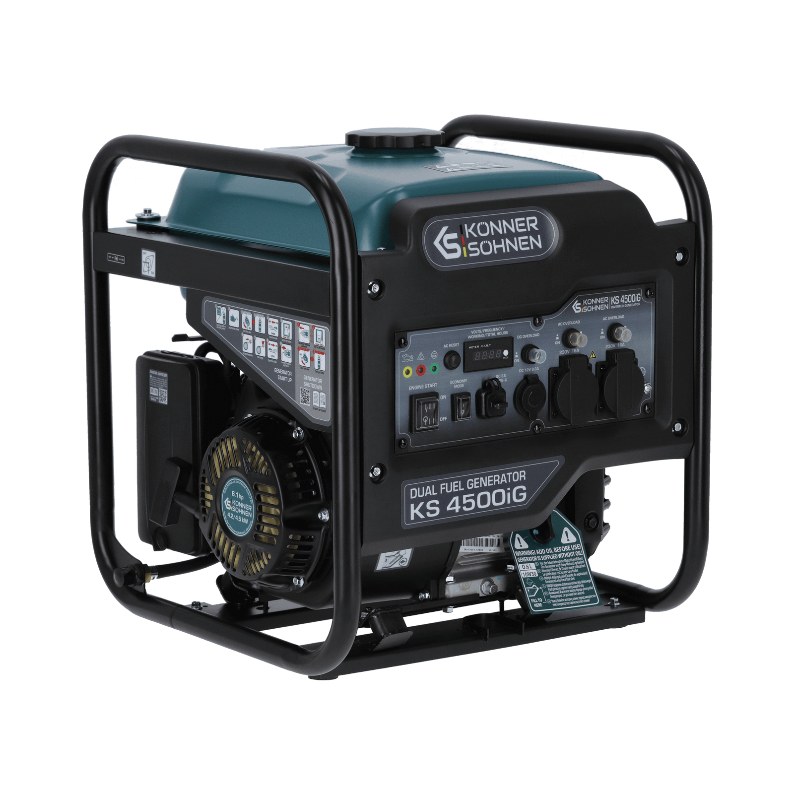 Generador inverter de doble combustible KS 4500iG