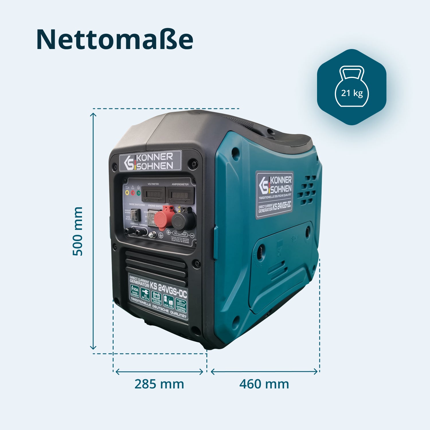 Generatore a Tensione Costante KS 24VGS-DC con Sistema a Doppio Carburante