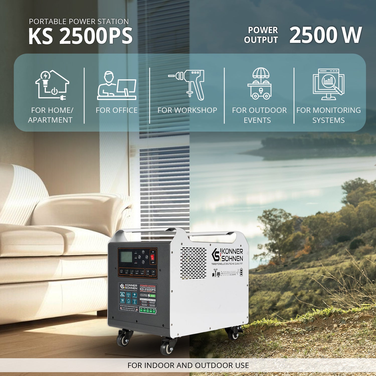 Výkonná elektrárna KS 2500PS