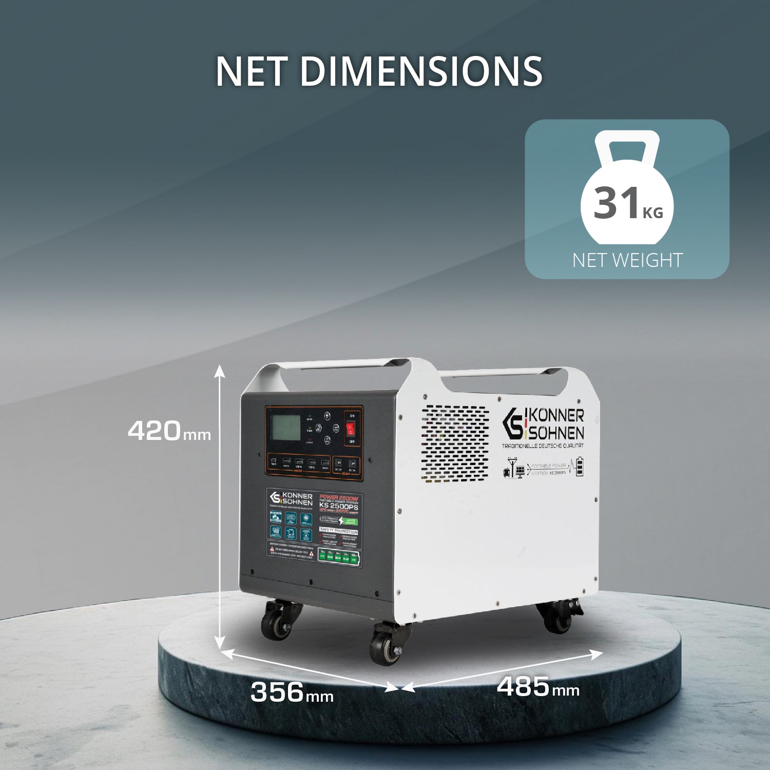 Výkonná elektrárna KS 2500PS