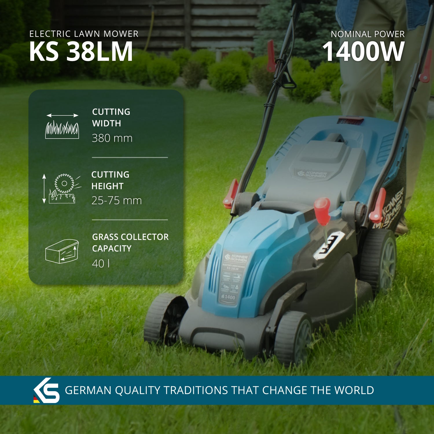 Електрическа косачка за трева KS 38LM