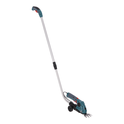 Cordless 2 in 1 Grass Shear and Hedge Trimmer with Telescopic Extension Pole KS SHT-8V + Extension Pole