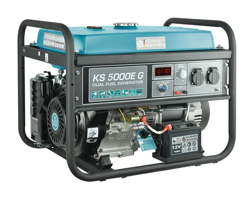 LPG/Бензинов генератор „Könner & Söhnen“ KS 5000E G