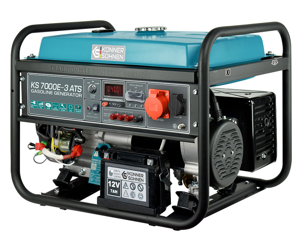 Groupe électrogène à essence "Könner & Söhnen" KS 7000E-3 ATS