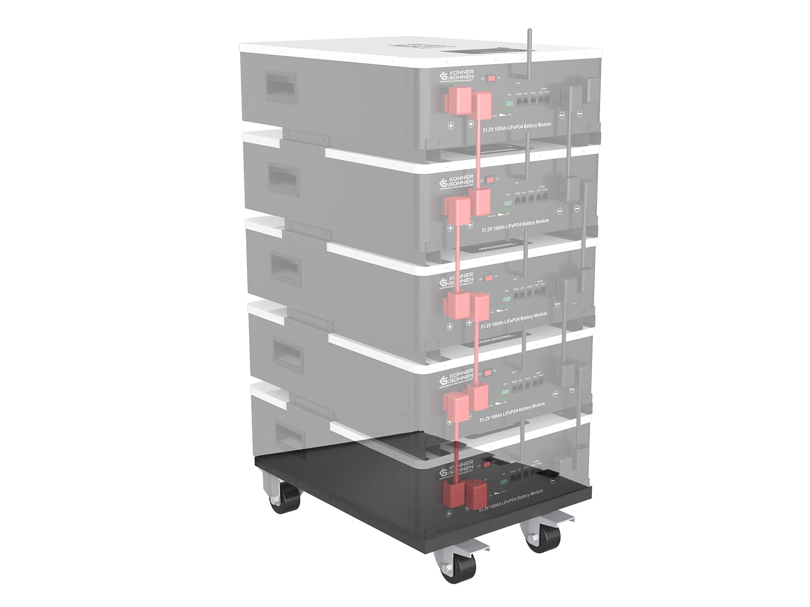 Lithium-Batterie-Wagen KS Trolley 48