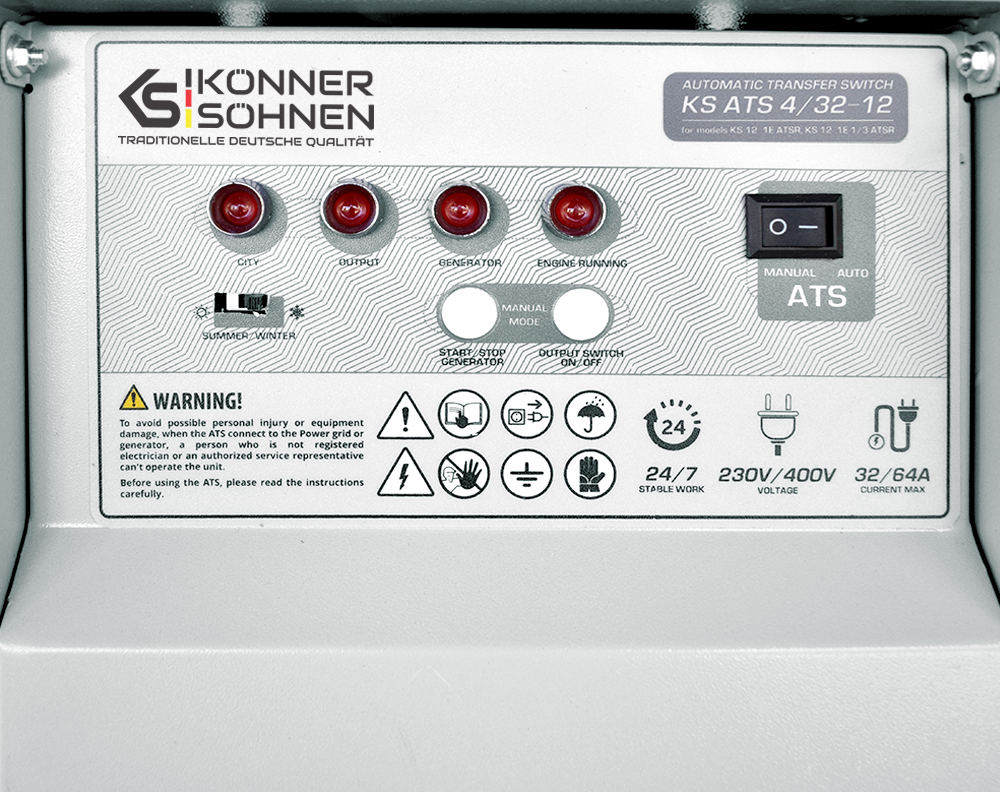Automatische Transfer Schakelaar KS ATS 4/32-12