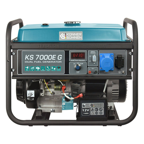 LPG/Бензинов генератор „Könner & Söhnen“ KS 7000E G