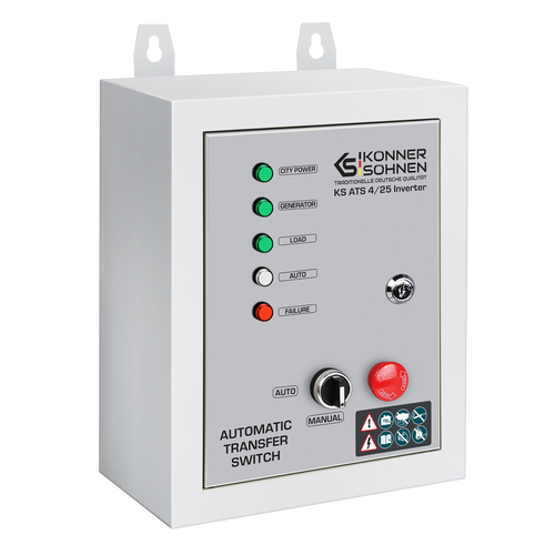 Automatisk överföringsbrytare KS ATS 4/25 Inverter