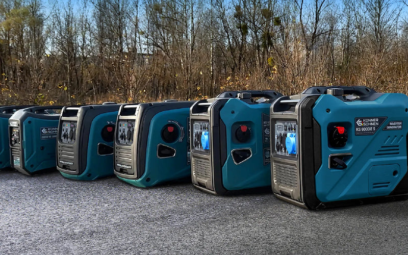 Inverter generators with internal ATS KS 4000iES ATS and KS 6000iES ATS