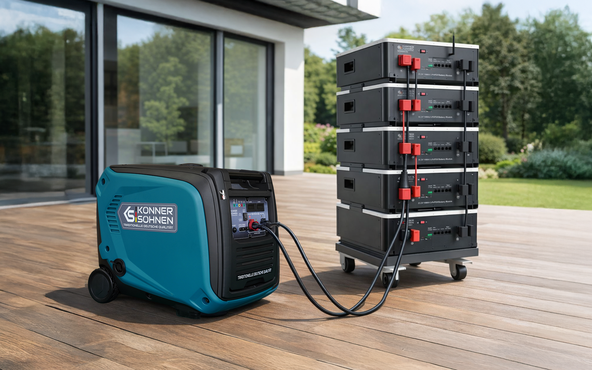 New 48V direct current generators from Könner & Söhnen – reliability, flexibility and energy independence.