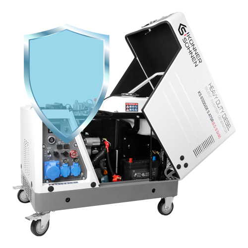 Vandalismussicheres Schallschutzgehäuse