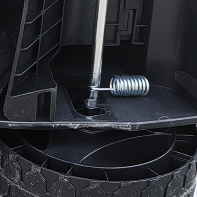 Axial klipphöjdsjustering med 3 positioner (25, 45 och 65 mm)