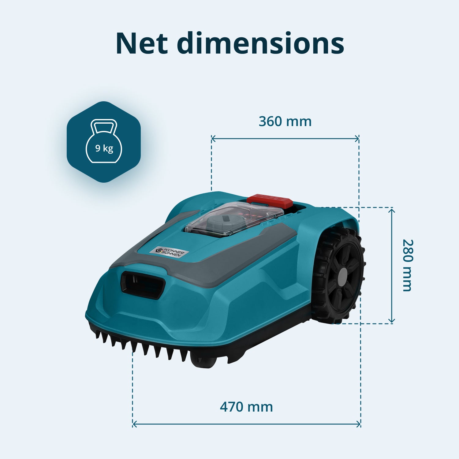 Robotic lawnmower KS 22RLM (Refurbished Good)