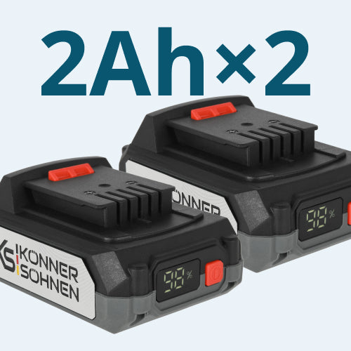 Капацитет 2 Ah ×2