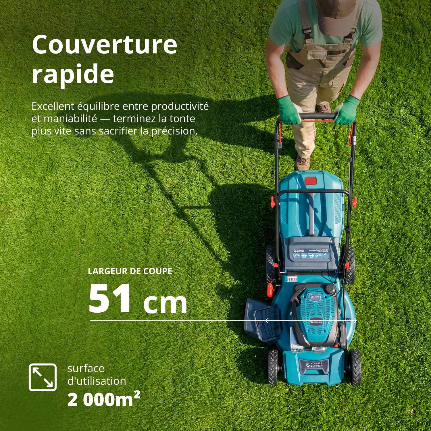 Tondeuse à gazon à essence KS 51LMG-SP