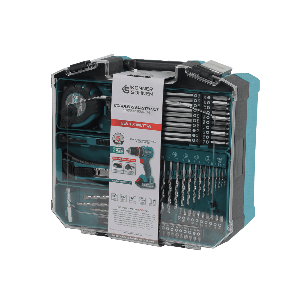Vezeték nélküli Mester Készlet KS ID20V-60 KIT 74