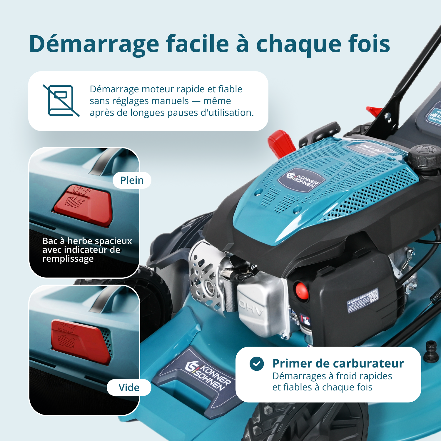 Tondeuse à gazon à essence KS 51LMG-SP