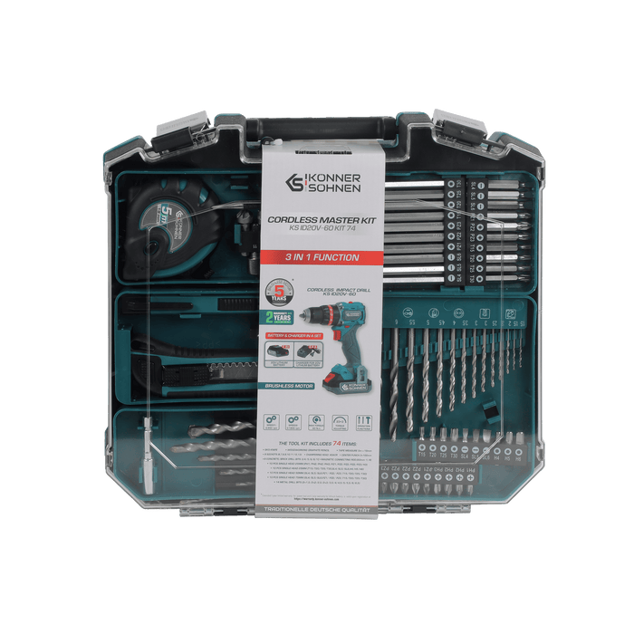 Vezeték nélküli Mester Készlet KS ID20V-60 KIT 74