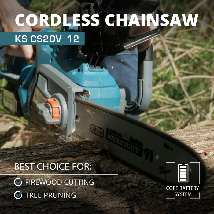 Trådlös kedjesåg KS CS20V-12
