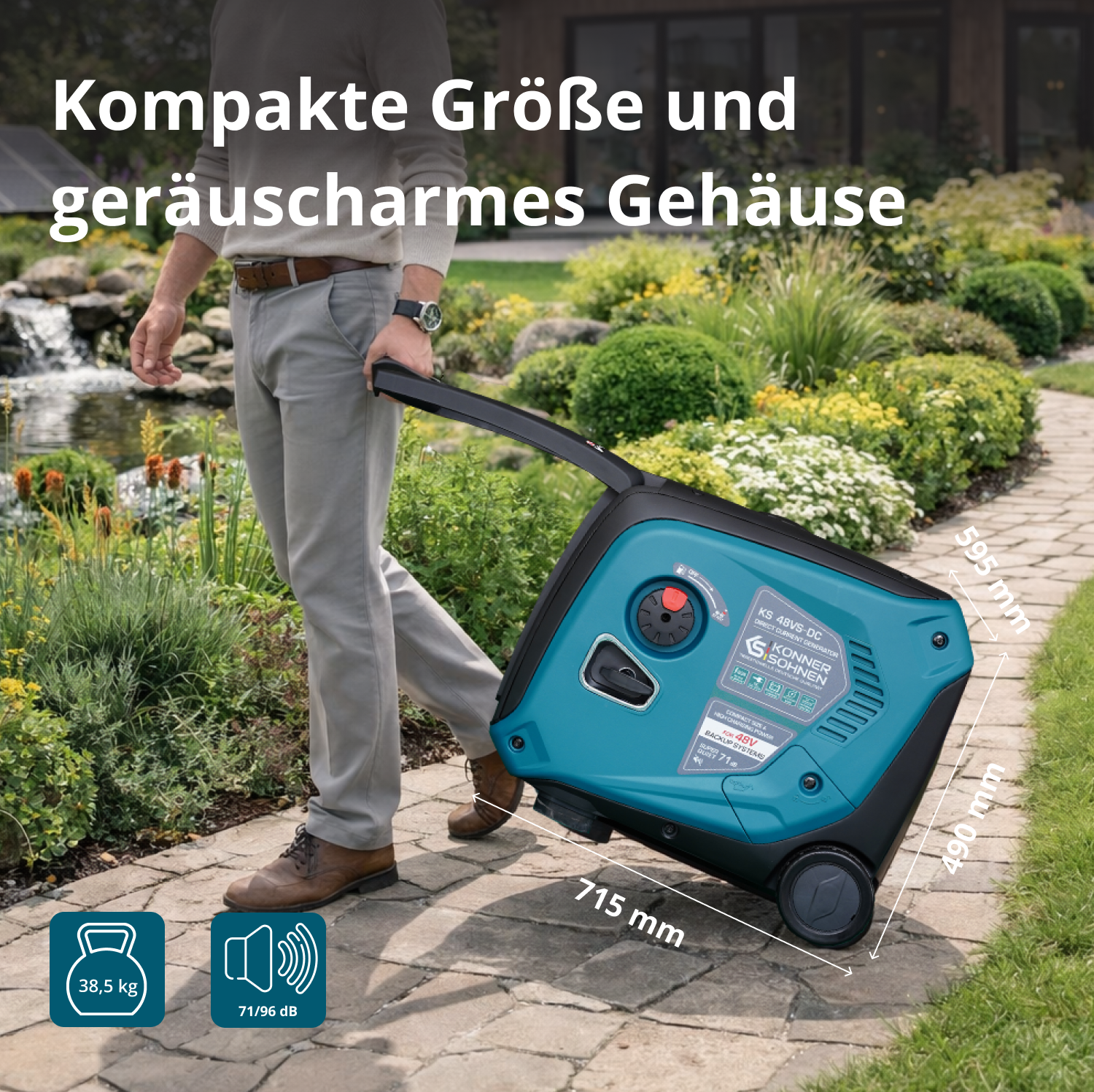 KS 48VS-DC Egyenáramú generátor, 50–55V változat