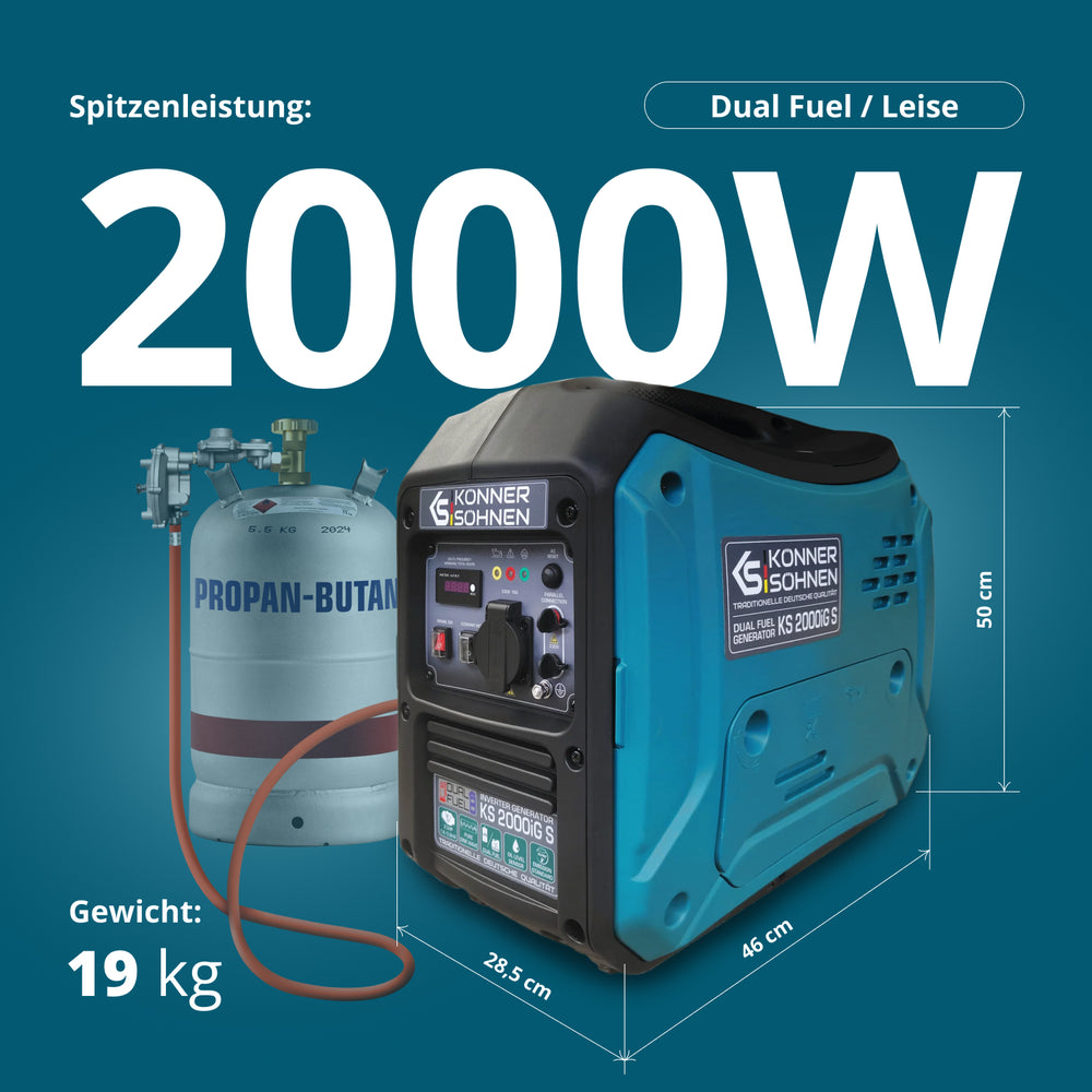 LPG/benzinski invertorski generator KS 2000iG S