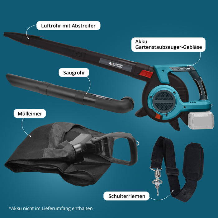 Zahradní akumulátorový vysavač-fukar KS LBV-40V