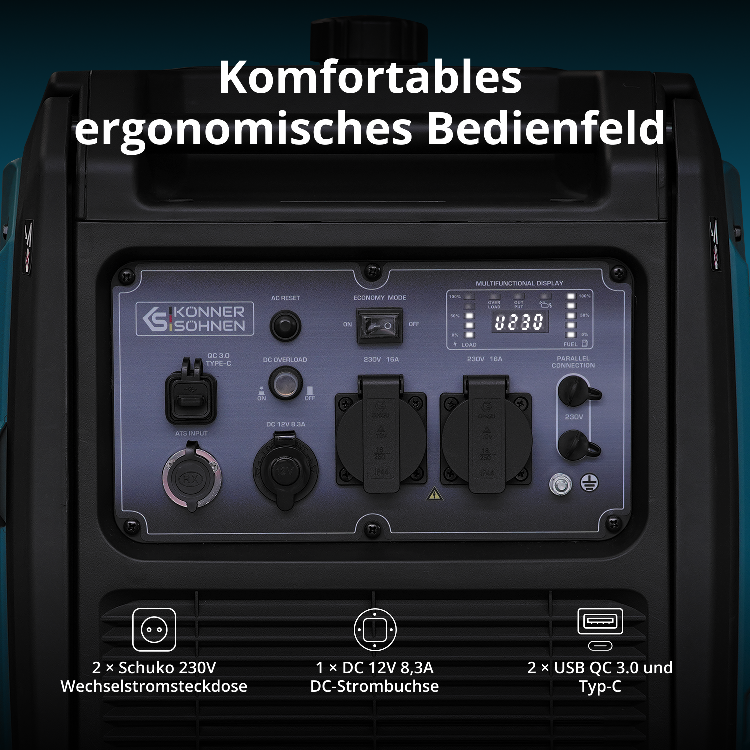 Invertorový generátor KS 4000iE S