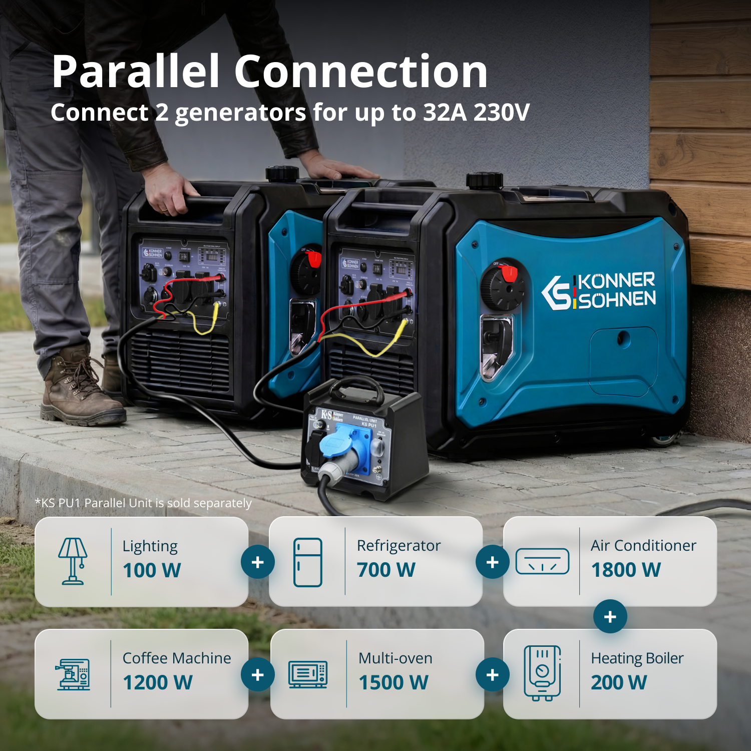 Inverter generator KS 4000iE S