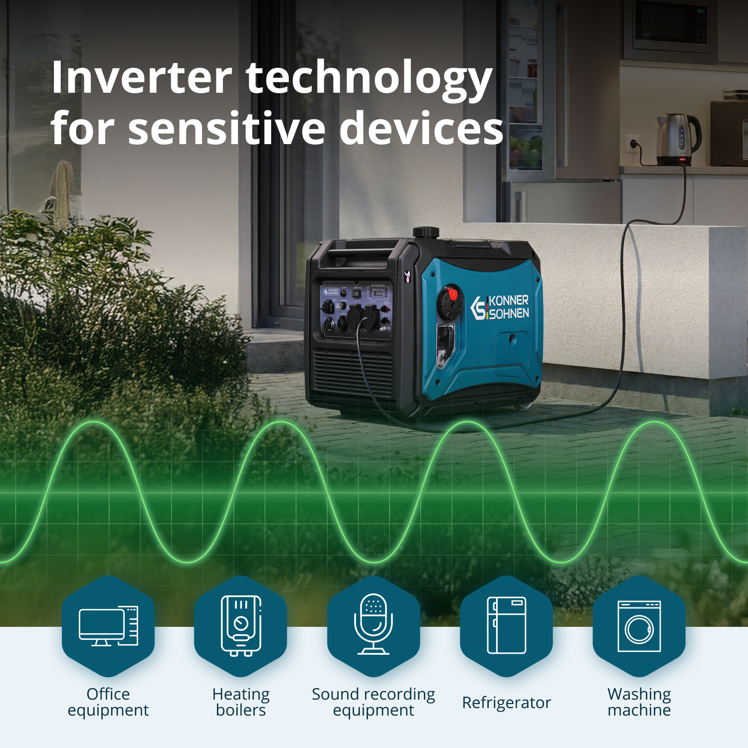 Inverter generator KS 4000iE S