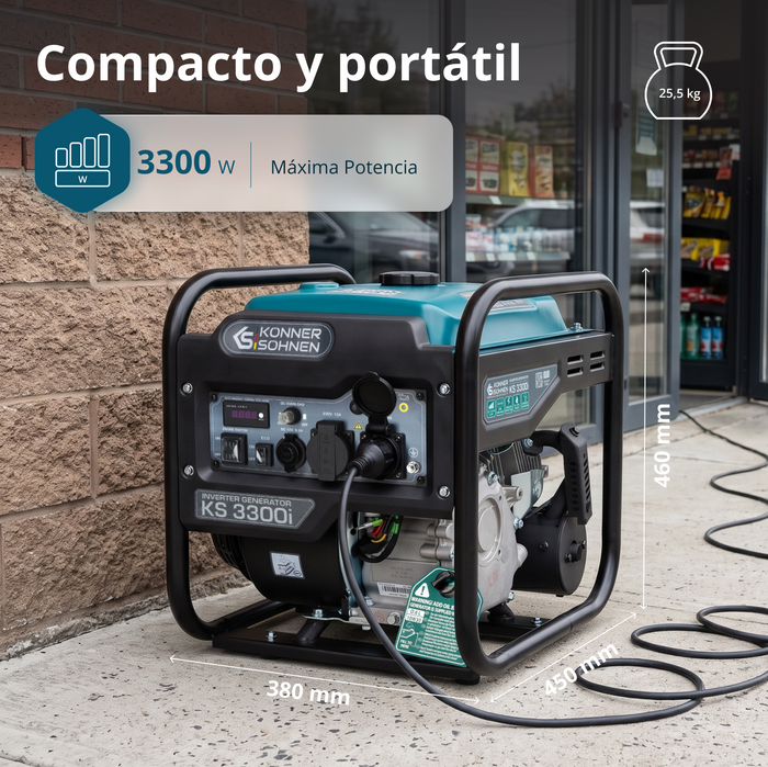 Generador inverter Könner & Söhnen KS 3300i