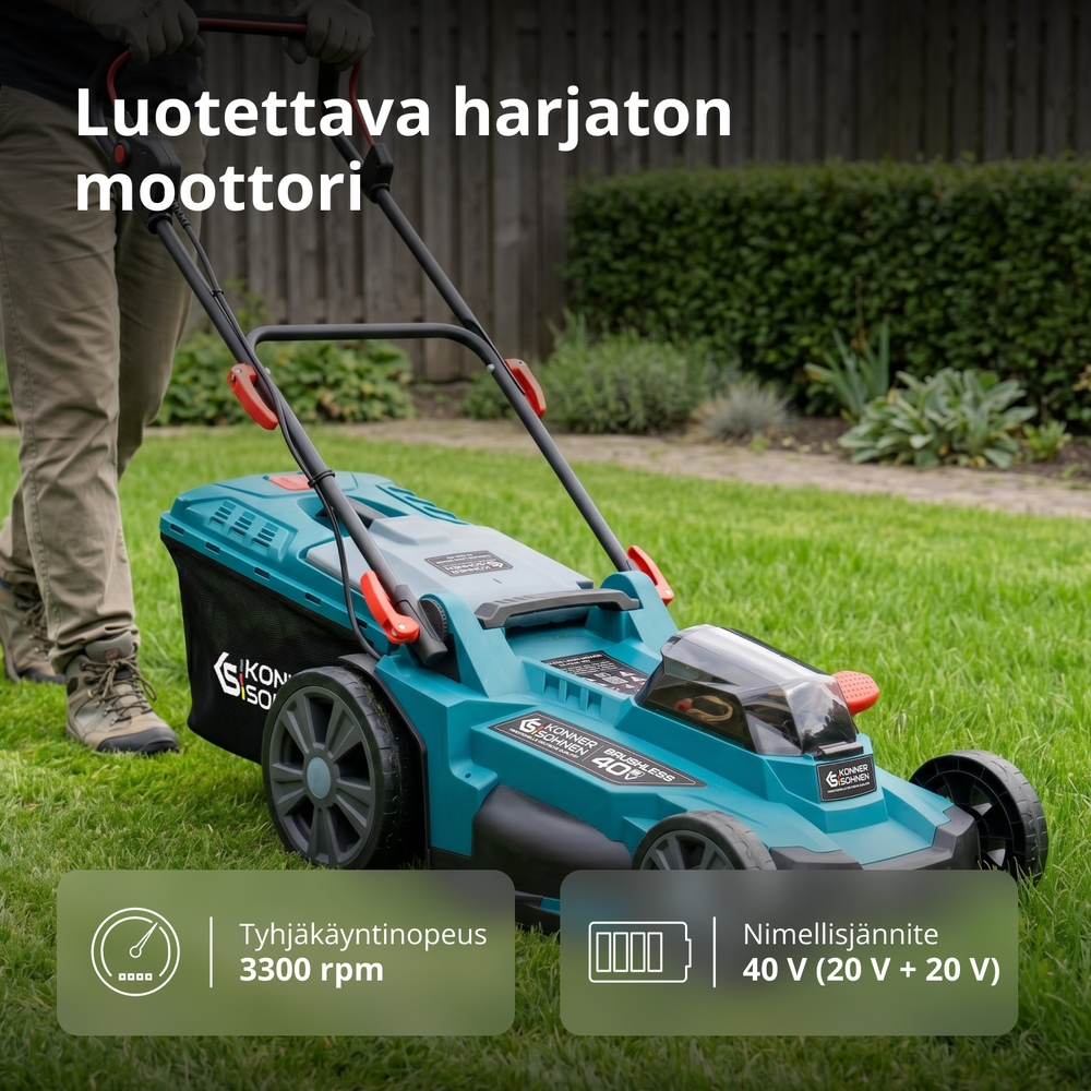Mainostuote: Nurmikonhoitosetti KS 43LM-BCT40V-SET
