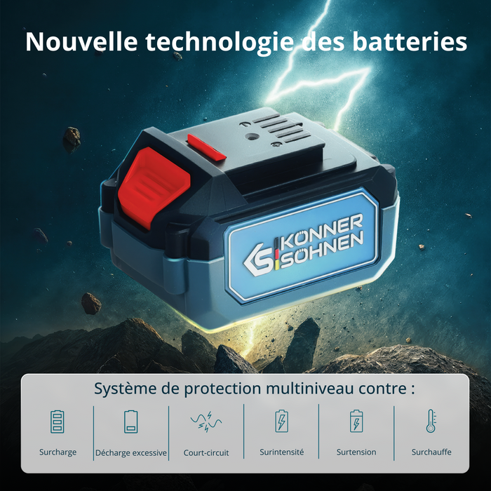 Sécateur à batterie KS CPS20V-40 Case PLUS
