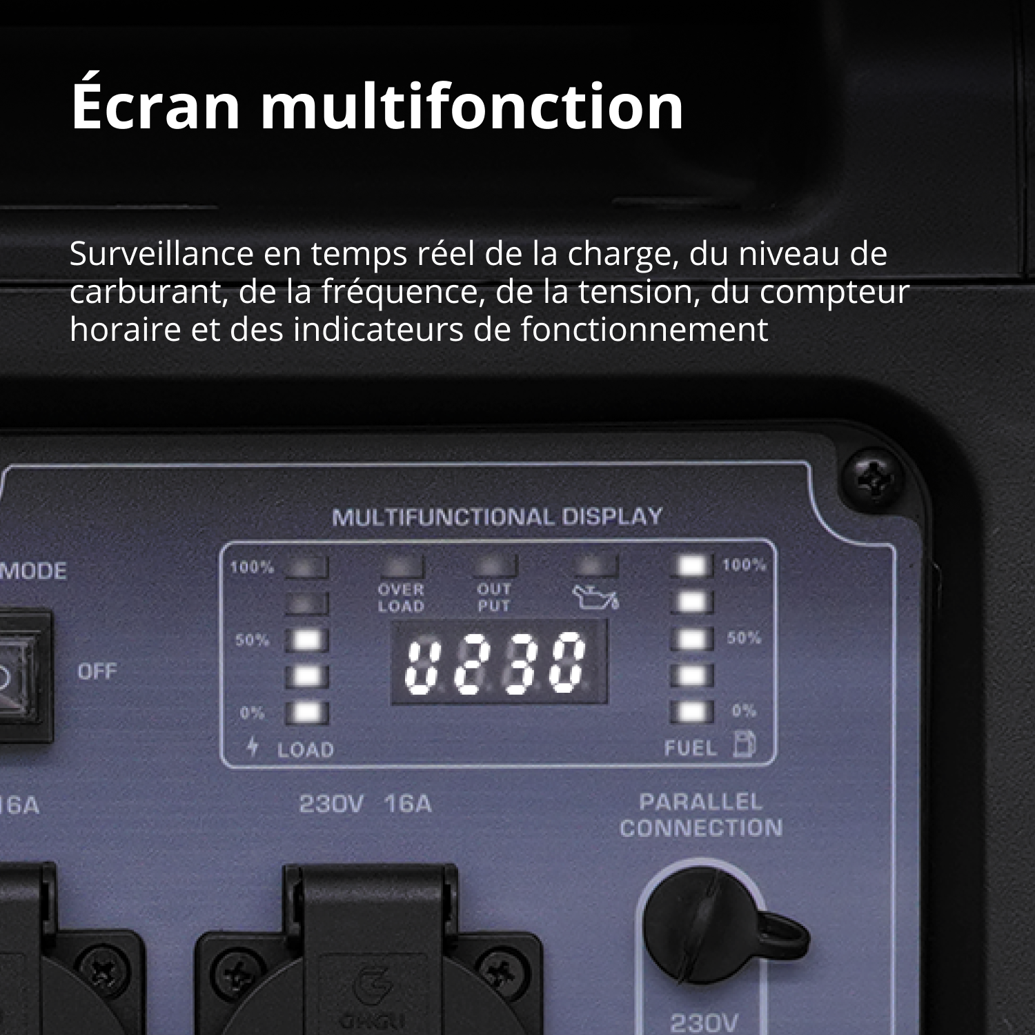 Groupe électrogène-onduleur dans la boîte anti-bruit KS 4000iE S