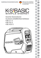 Générateur-onduleur KSB 21i S, KSB 30i S, KSB 40iE S 