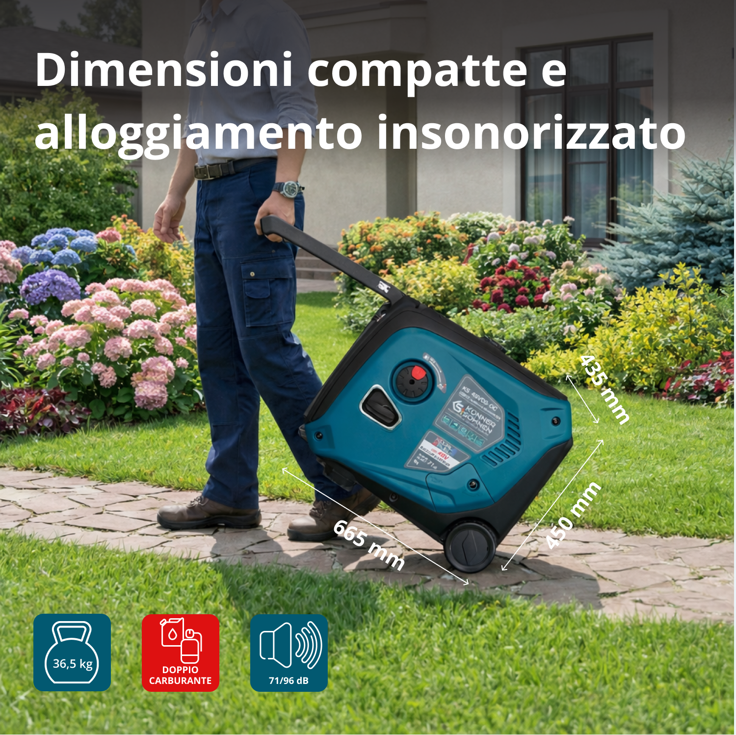 Generatore a corrente continua KS 48VGS-DC, versione 50–55V