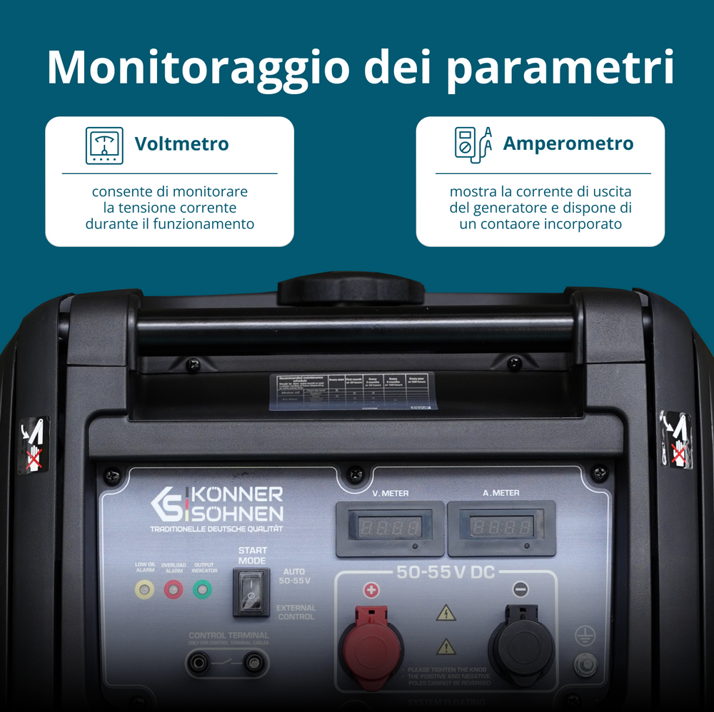 Generatore a Corrente Continua KS 48VS-DC, versione 50–55V