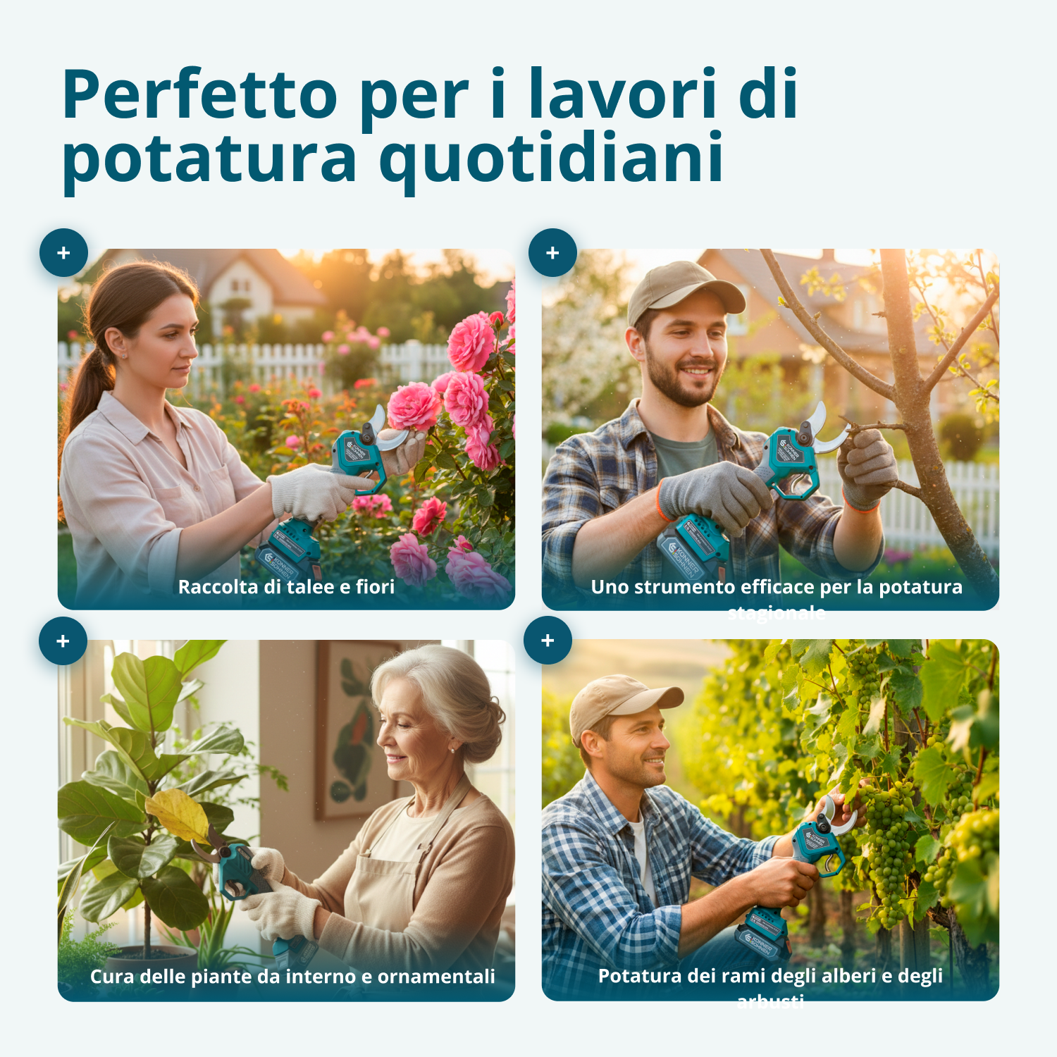 Cesoie a batteria KS CPS20V-40 Case