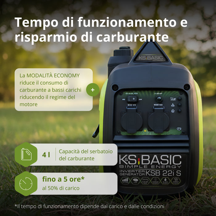 Generatore di inverter KSB 22i S