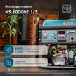 Bensiinikäyttöinen generaattori 'Könner & Söhnen' KS 10000E 1/3 thumbnail