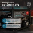 Benzingenerátor „Könner & Söhnen” KS 10000E-3 ATS thumbnail