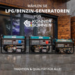 LPG/benzin generator "Könner & Söhnen" KS 2900G thumbnail