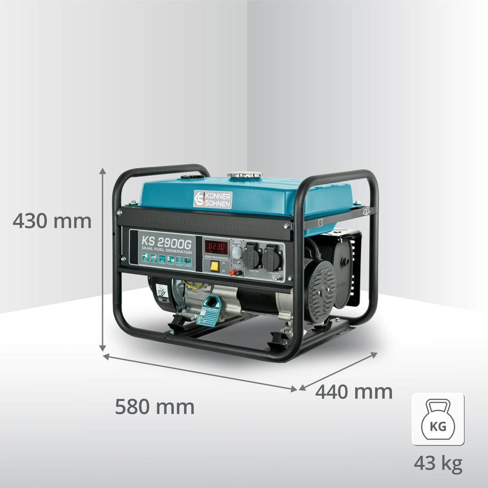 Generator LPG/Benzyna „Könner & Söhnen” KS 2900G
