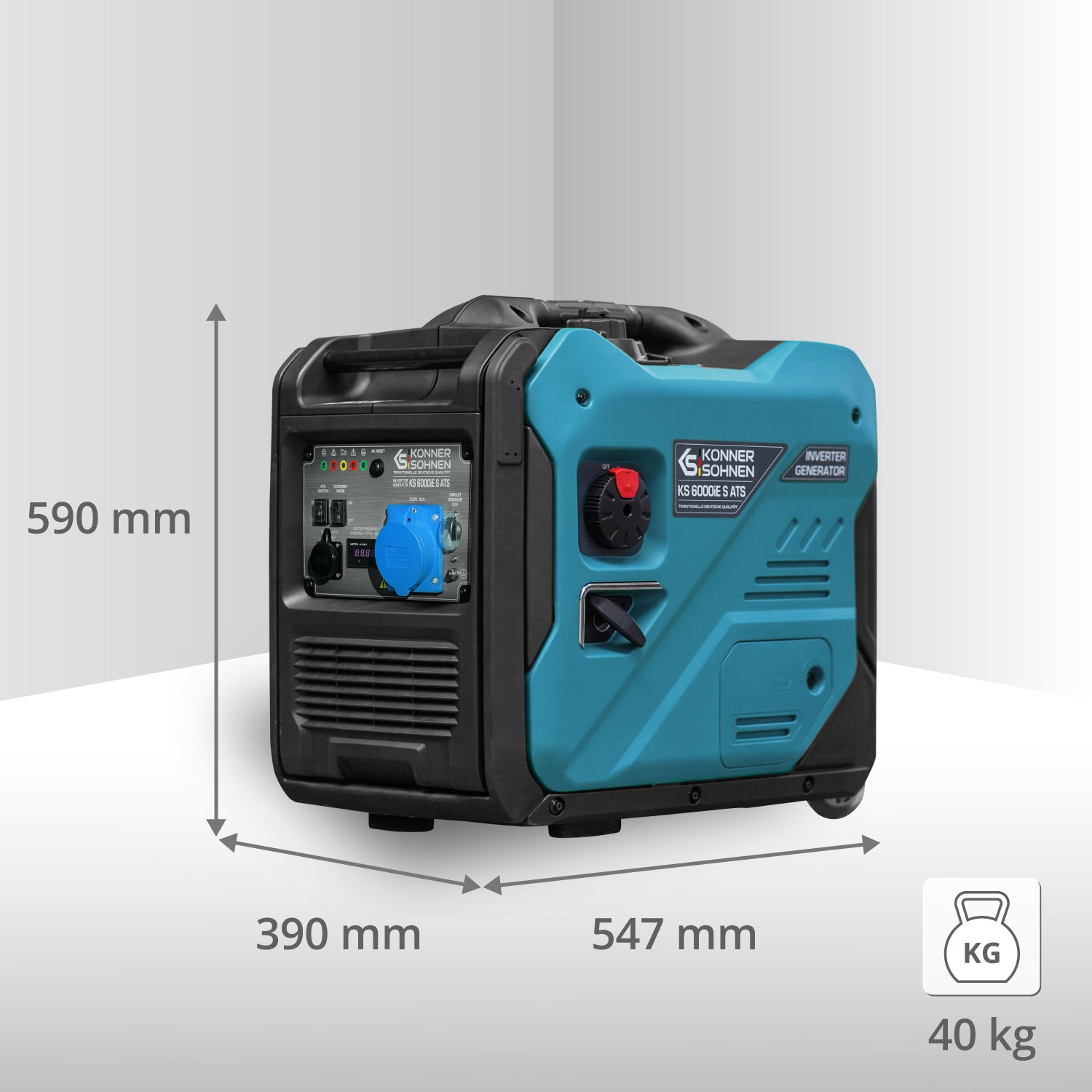 Invertorový generátor KS 6000iE S ATS