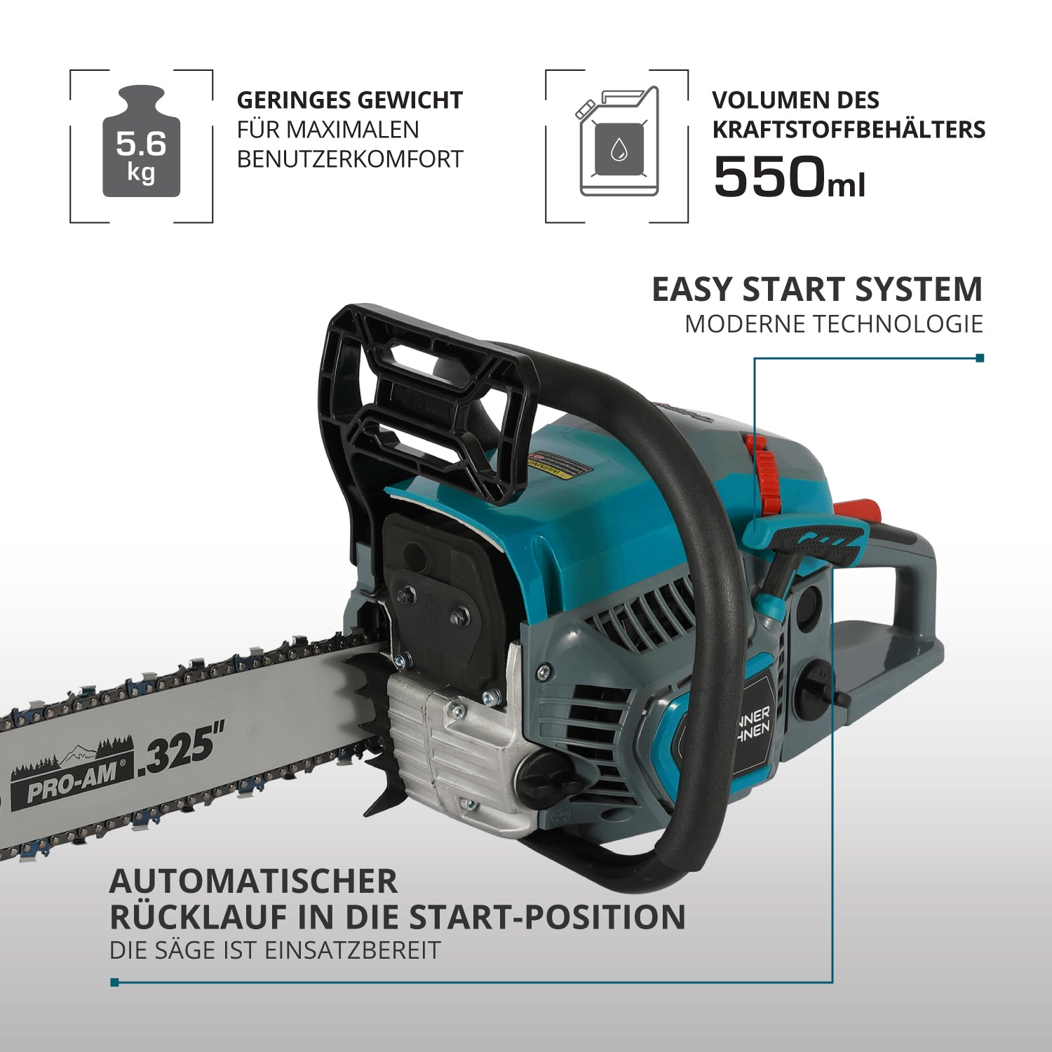 Benzinska motorna testera KS CS21G-16-1