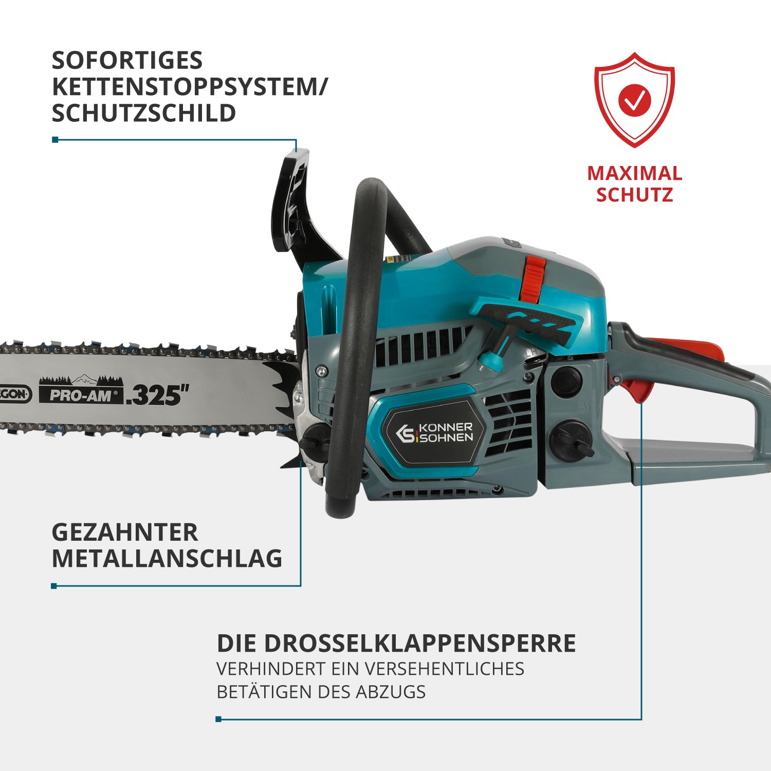 Benzinska motorna testera KS CS21G-16-1