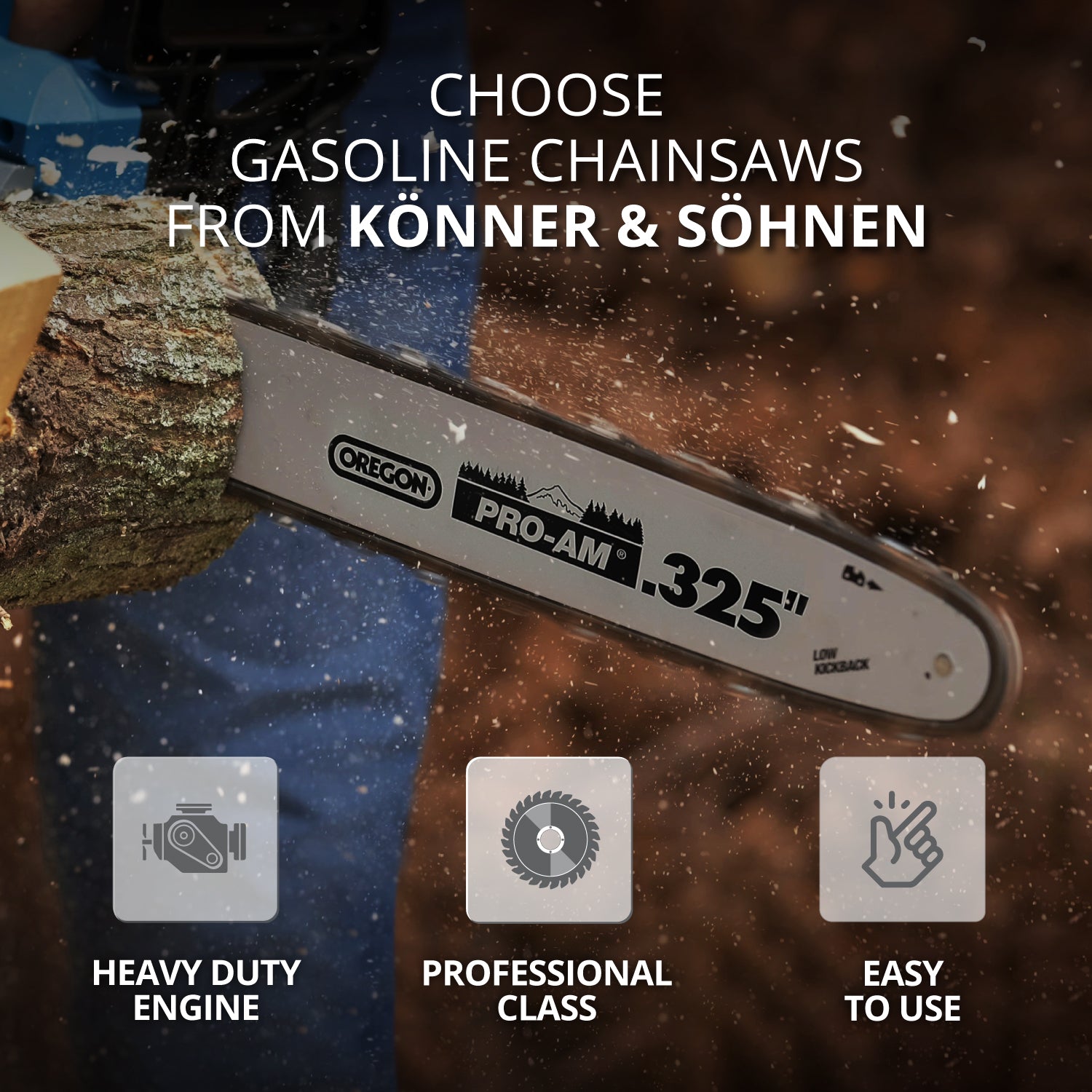 Бензопила KS CS31G-18-1