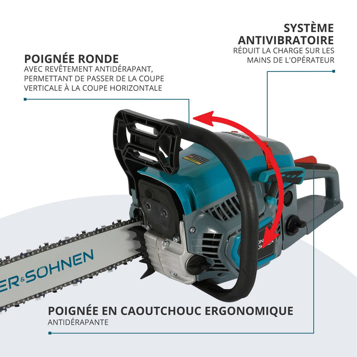 Tronçonneuse à essence KS CS31G-18