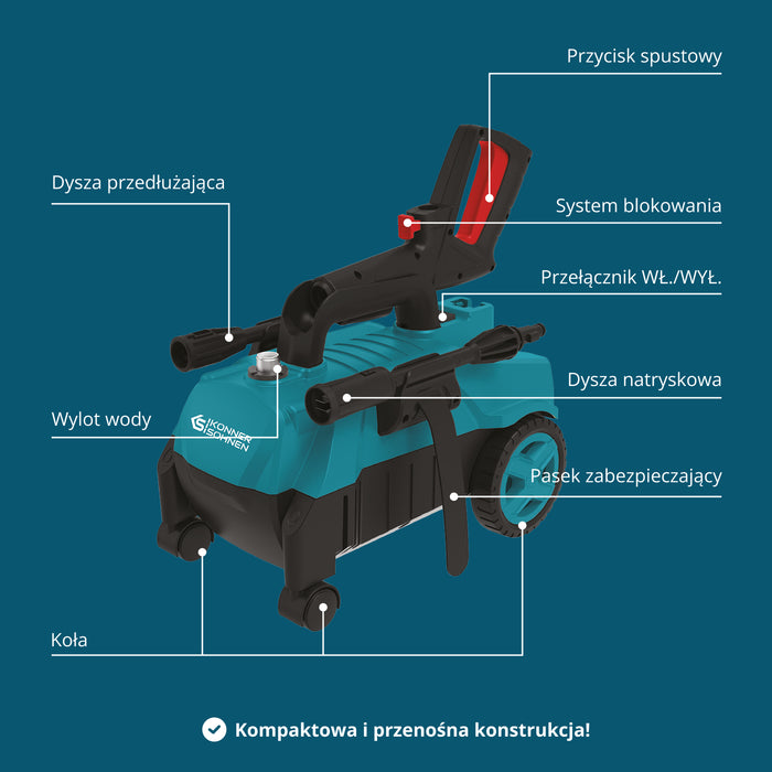 Myjka ciśnieniowa KS PW130H