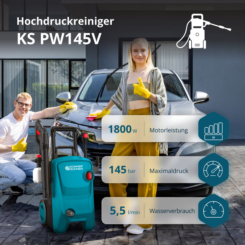 Високонапорна миячка KS PW145V