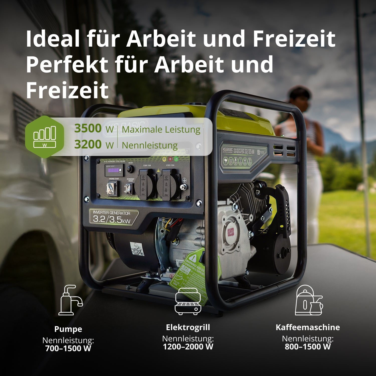 Invertergenerator KSB 35i